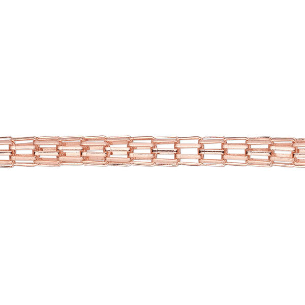 Chain, copper-finished steel, 4mm lantern. Sold per 25-foot spool. image number 0