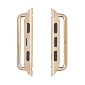 Watch component, copper-finished brass, 35x7.5mm with 25mm bar. Sold per pkg of 2.