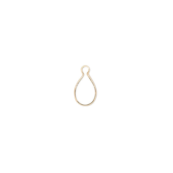 Drop, Wrap-Tite®, 14Kt gold, 7x5mm pear setting. Sold individually. image number 0