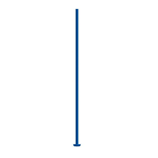 Head pin, niobium, dark blue, 1-1/2 inches, 21 gauge. Sold per pkg of 10. image number 0