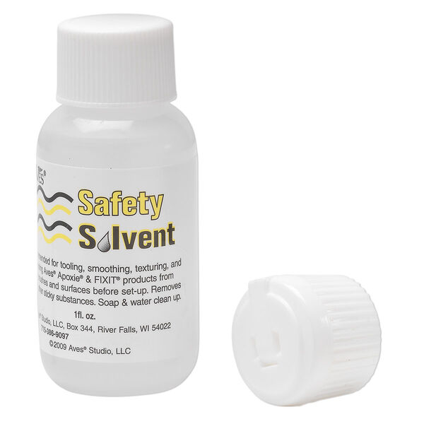Solvent, Aves® Finishing Solution™, clear. Sold per 1-ounce bottle. image number 0