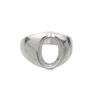 Ring, sterling silver, 14x10mm 2-prong oval setting, size 9. Sold individually. image number 0