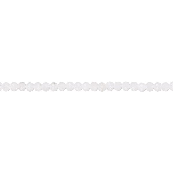Rainbow moonstone 1pkg1, hand-cut faceted rondelle bead 13 inch 2mm image number 0