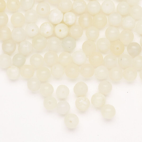 Peridot new "jade" 1pkg1, round bead natural C grade, 20g 5mm image number 0