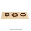 Display pad, bamboo (natural), 14 x 7-3/4 inch roll-up rectangle. Sold per pkg of 4. image number 2