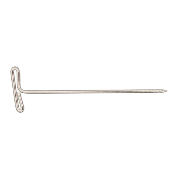 T-pin, nickel-plated steel, 37x11mm, 19 gauge. Sold per pkg of 100. image number 0