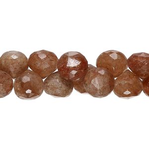 Strawberry quartz 1pkg1, hand-cut top-drilled faceted teardrop bead natural 7 inch 9x8mm-10x10mm