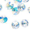Drop 12pk crystal AB, Crystal Passions® 12mm pendant mini disk 6428 image number 1