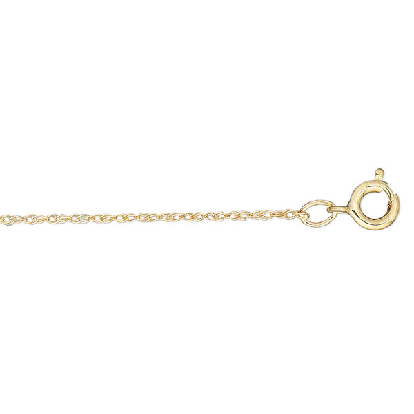 Chain, Gossamer™, 14Kt gold-filled, 1mm triple rope, 18 inches with springring clasp. Sold individually. image number 0
