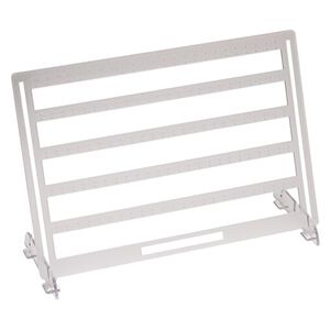 Display, earring, acrylic, clear, 9-3/4 x 13 x 5 inches. Sold per pkg of 2.