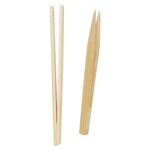 Tweezer, wood, 6-1/2 inch flat and 5-3/4 inch point. Sold per 2-piece set.
