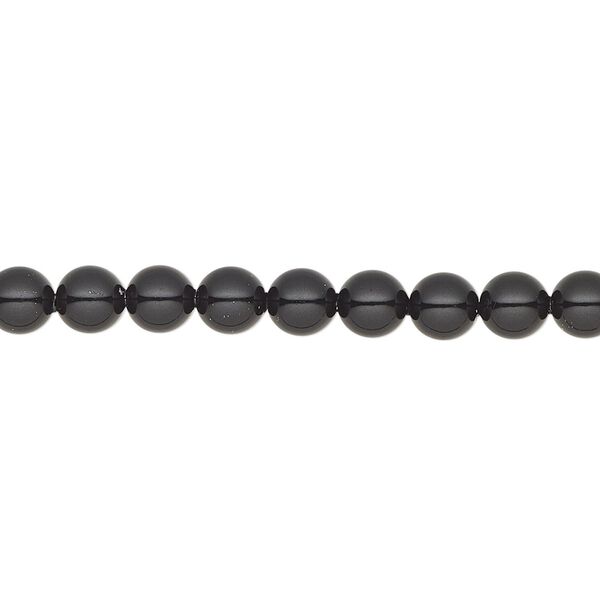 Pearl 100pk mystic black, Crystal Passions® 5mm gemcolors round 5810 image number 0