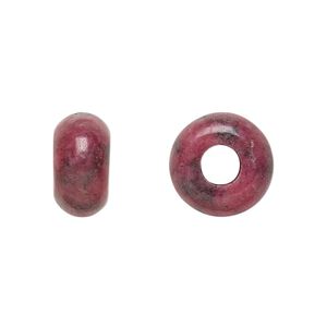 Rhodonite 1pkg1, rondelle bead natural 14x8mm Dione®