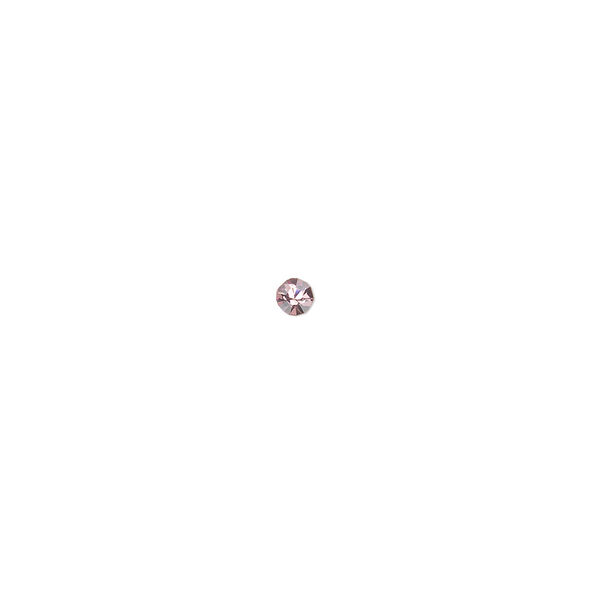 Chaton, glass rhinestone, light amethyst purple, foil back, 2.7-2.8mm faceted round, PP21. Sold per pkg of 60. image number 0