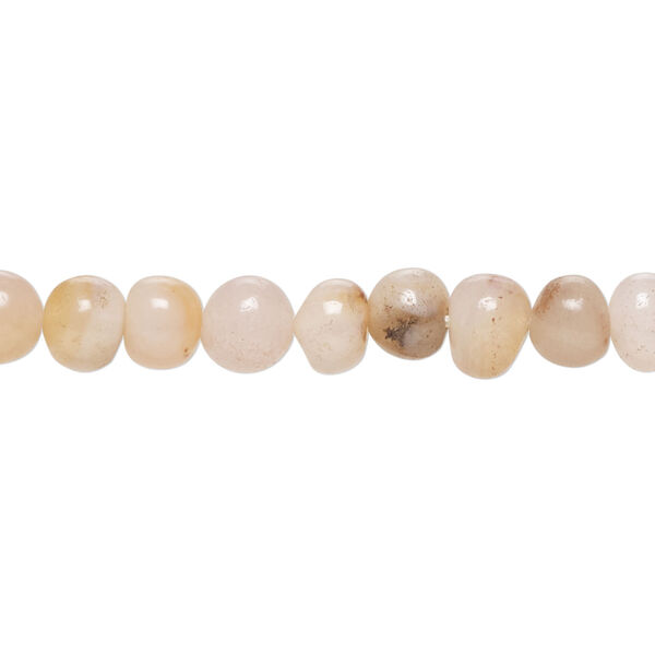 Red agate 1pkg1, hand-cut pebble bead, 14 inch small image number 0