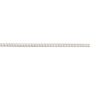 Bezel wire, sterling silver, 1.5x0.75mm with diamond-cut pattern, 14 gauge. Sold per 1-foot pkg.