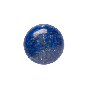 Lapis lazuli 1pkg1, calibrated round cab natural 20mm