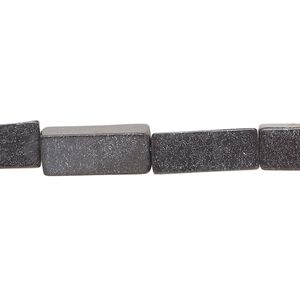 Blackstone 1pkg1, square tube bead 15.5-16 inch 14x6mm-17x8mm