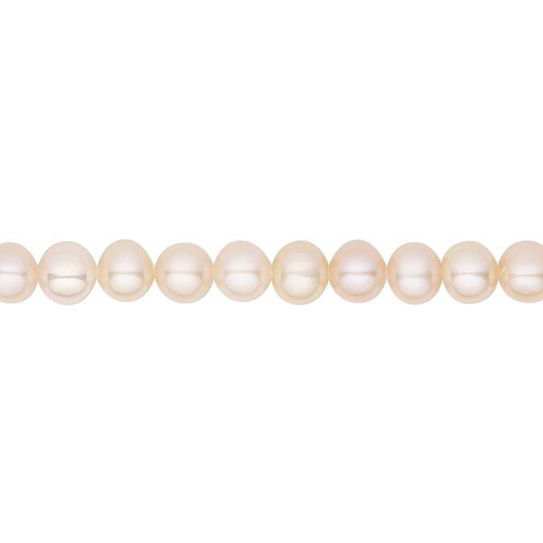 Pearl, White Lotus™, cultured freshwater, mauve, 5-5.5mm semi-round, B- grade, Mohs hardness 2-1/2 to 4. Sold per 15-1/2" to 16" strand. image number 0