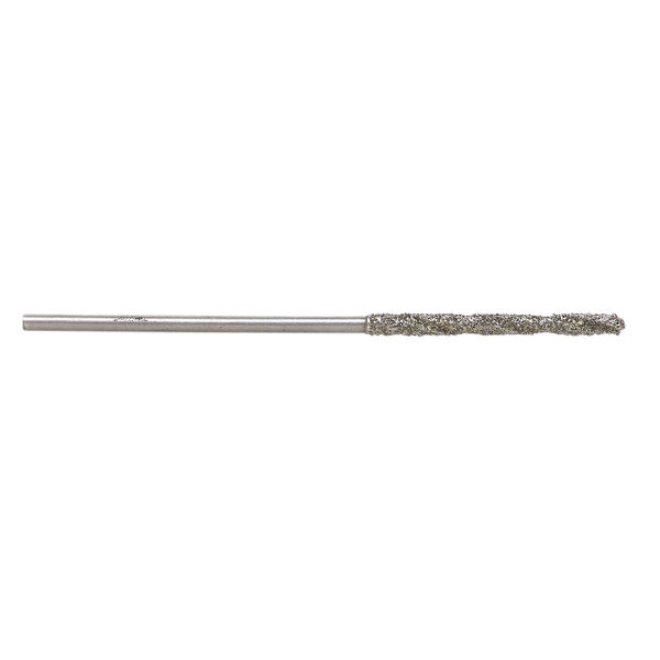 Drill bit, diamond-coated high speed steel, 1-1/4 inches with 1.2mm twisted bit and 0.99mm shank. Sold per pkg of 5. image number 1