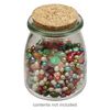 Bottle, glass and cork, clear, 3-1/4x2-1/2 inch with cork stopper and 1-1/2-inch opening. Sold individually. image number 0