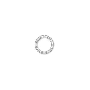 Jump ring, sterling silver-filled, 9mm round, 7mm inside diameter, 18 gauge. Sold per pkg of 500.