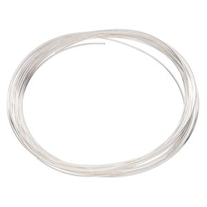 Memory wire, Beadalon®, silver-plated carbon steel, 3x2-1/4 inch oval bracelet, 0.6-0.75mm thick. Sold per 0.35-ounce pkg, approximately 20 loops.