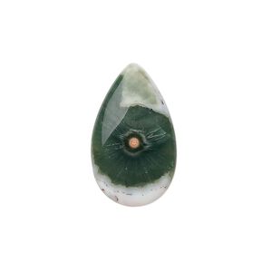 Ocean jasper 1pkg1, calibrated pear cab natural 23x14mm
