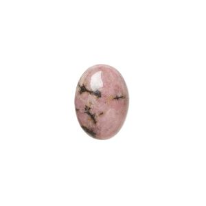 Rhodonite 1pkg4, calibrated oval cab natural 14x10mm