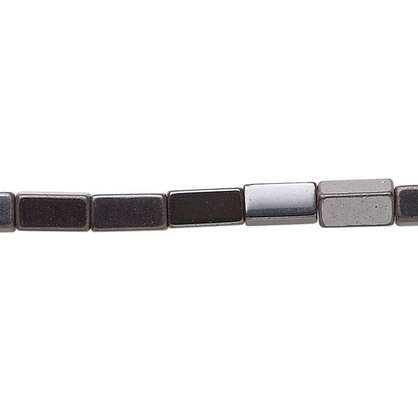 Hemalyke™ 1pkg1, square tube bead 15.5-16 inch 8x4mm image number 0