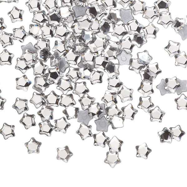 Flat back 720pk crystal foil back, Swarovski® hotfix 4mm star flower 2754 image number 0