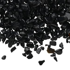 Black tourmaline 1pkg1, undrilled inlay chip natural 1 lb mini