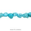 Turquoise / magnesite / resin 1pkg1, nugget bead 15 inch mini image number 1