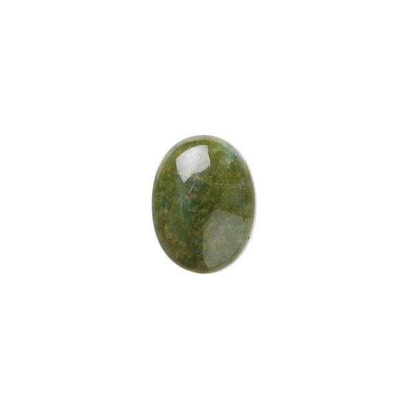 African "jade" 1pkg2, oval cab natural B grade, calibrated 16x12mm image number 0