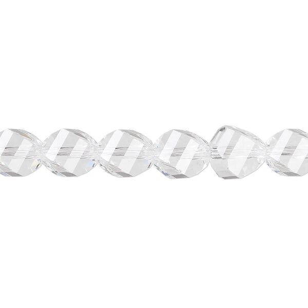 Bead 144pk crystal, Crystal Passions® 8mm helix 5020 image number 0