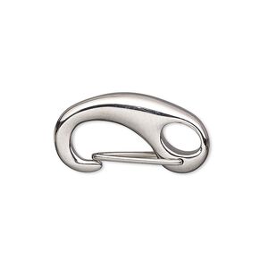 Clasp, self-closing lobster claw, stainless steel, 26x13mm. Sold individually.