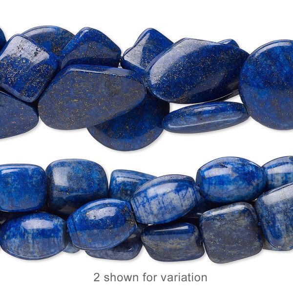 Lapis lazuli 1pkg3, mixed shapes bead 15 inch mix 9x9mm-24x24mm image number 0