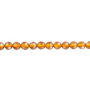 Baltic amber 1pkg1, faceted round bead 15.5-16 inch 4mm