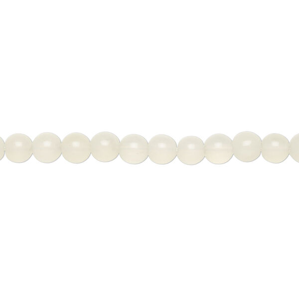Bead, sea green new "jade" (serpentine) (natural), light to medium, 4mm round, B grade, Mohs hardness 2-1/2 to 6. Sold per 15-1/2" to 16" strand. image number 0