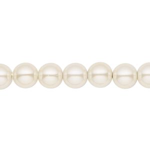 Hemalyke™ 1pkg1, pearlescent round bead 15.5-16 inch 8mm