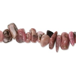 Rhodonite 1pkg1, chip bead natural 32 inch medium