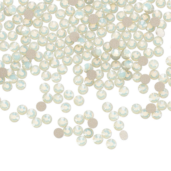 Flat back 144pk chrysolite opal foil back, Preciosa MAXIMA Czech crystal rhinestone 2.5-2.7mm chaton rose round SS9 image number 0