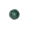 Malachite 1pkg1, hand-cut carved round bead natural 16mm image number 1