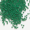 Seed bead, Dyna-Mites&trade;, glass, 1pkg1/2kg, #11 round, opaque pine green (774 11/0 RR) image number 0