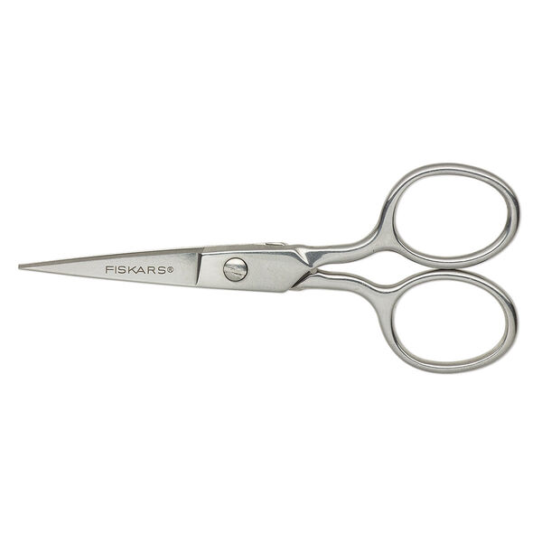 Scissors, FISKARS®, forged stainless steel, 4 x 1-3/4 inches. Sold individually. image number 0