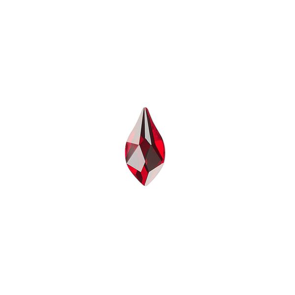 Flat back 144pk light Siam foil back, Swarovski® 10x5mm flame 2205 image number 0