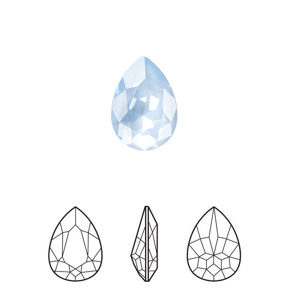 Fancy stone 1pk crystal sky ignite, Crystal Passions® 14x10mm pear 4320 image number 0