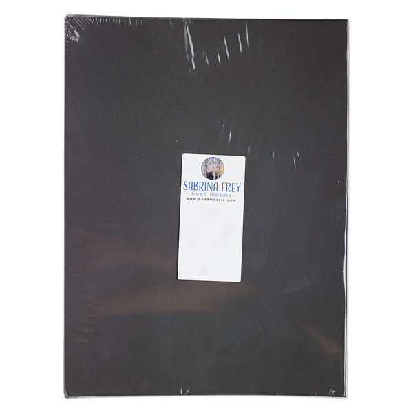 Adhesive, Art Edge™, EVA foam, black, 12x9-inch sheet. Sold per pkg of 3. image number 0