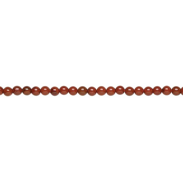 Red jasper 1pkg1, round bead natural 15.5-16 inch 2mm image number 0