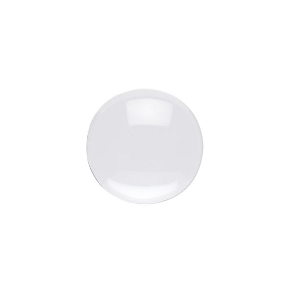 Cabochon, glass, transparent clear, 30mm non-calibrated round. Sold per pkg of 4. image number 0